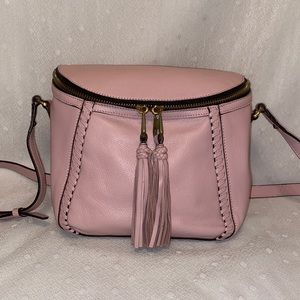 OrYANY Antique Rose Leather Kimberly Crossbody Bag